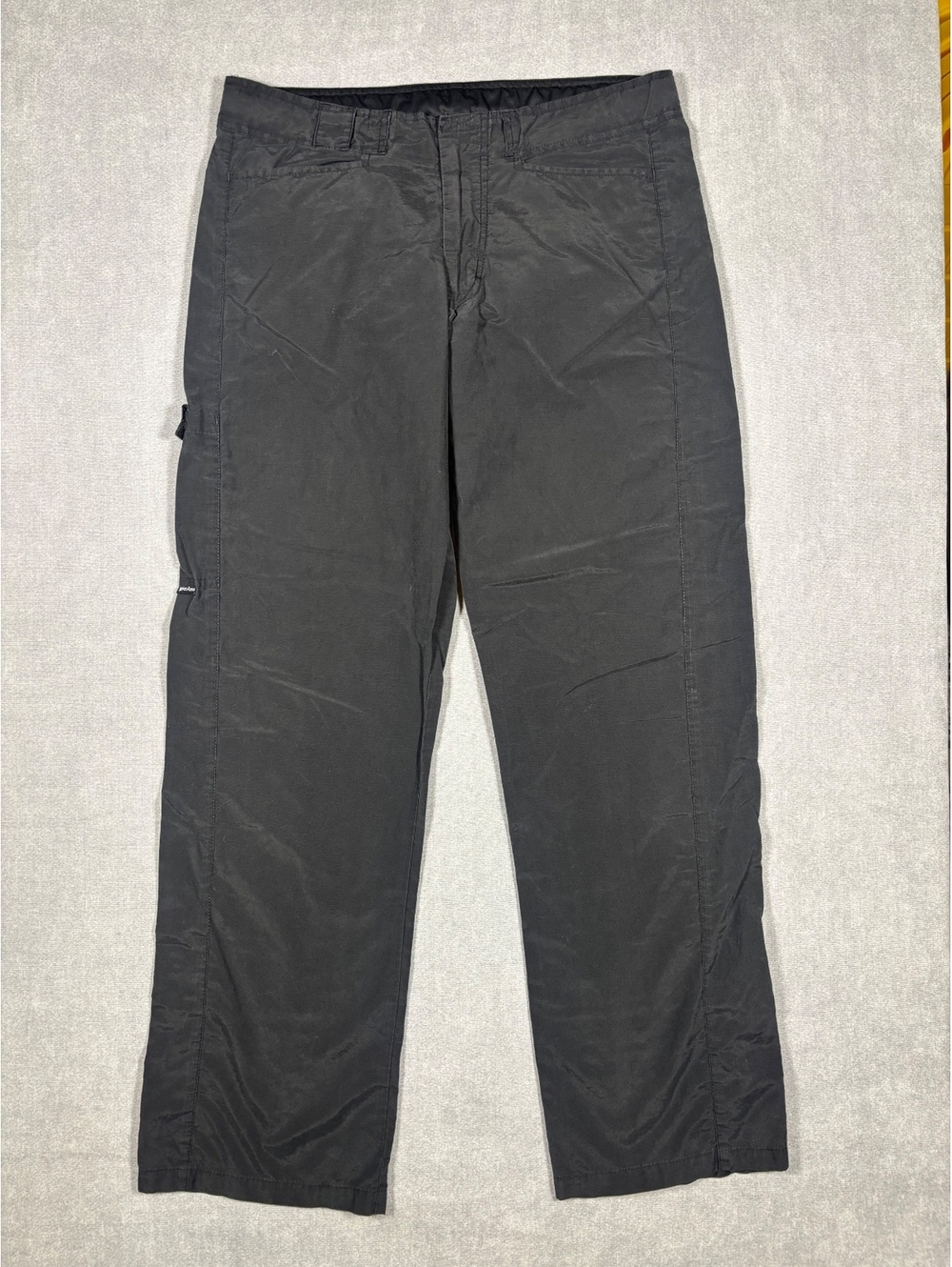 prAna Women's Cargo Pants Size Medium Black Cotton Nylon Outdoor Hiking Utility